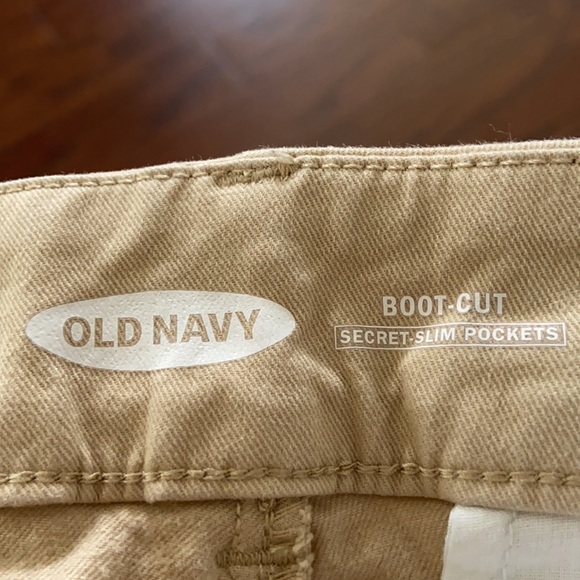 Old Navy boot cut khaki - Picture 3 of 4
